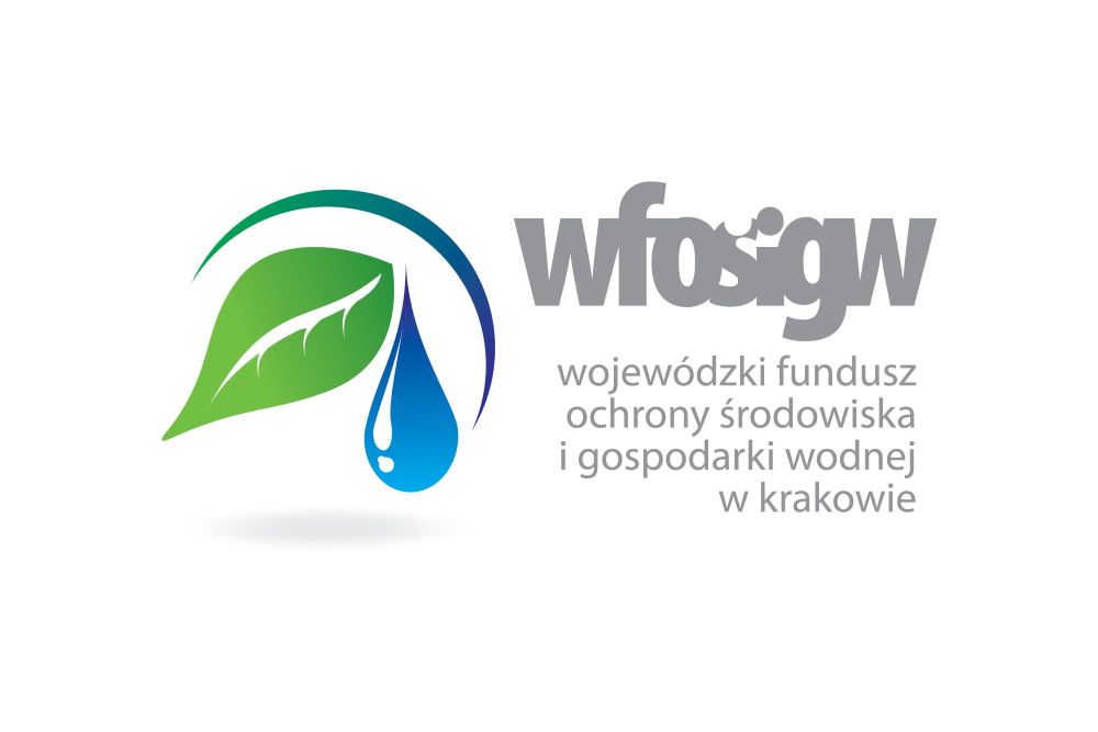 Logo Wojewódzkiego Funduszu Ochrony Środowiska i Gospodarki Wodnej w Krakowie.